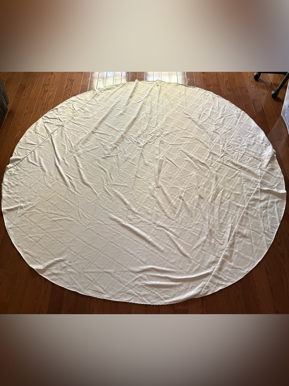 Off White Round Tablecloth, Home Decor, Table Linens